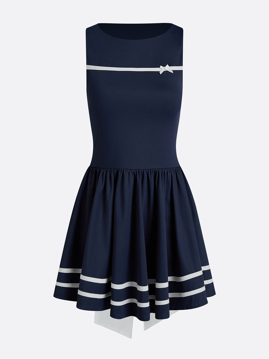 3D Bow Open-back Tennis Dress