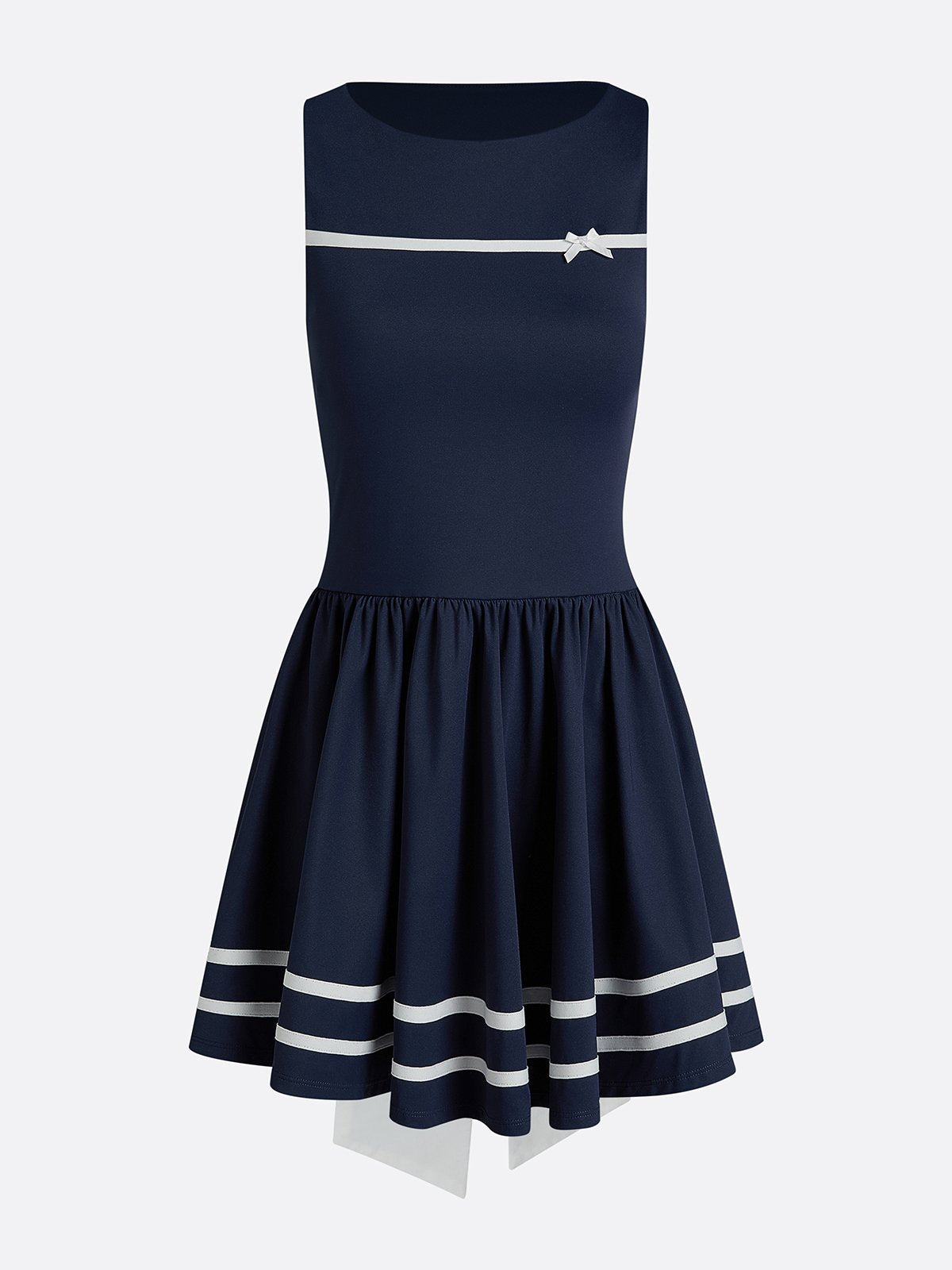 3D Bow Open-back Tennis Dress