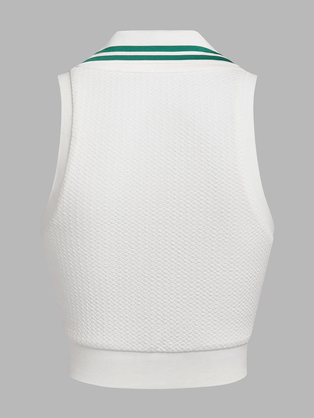 Buckle Polo Crop Tank Top