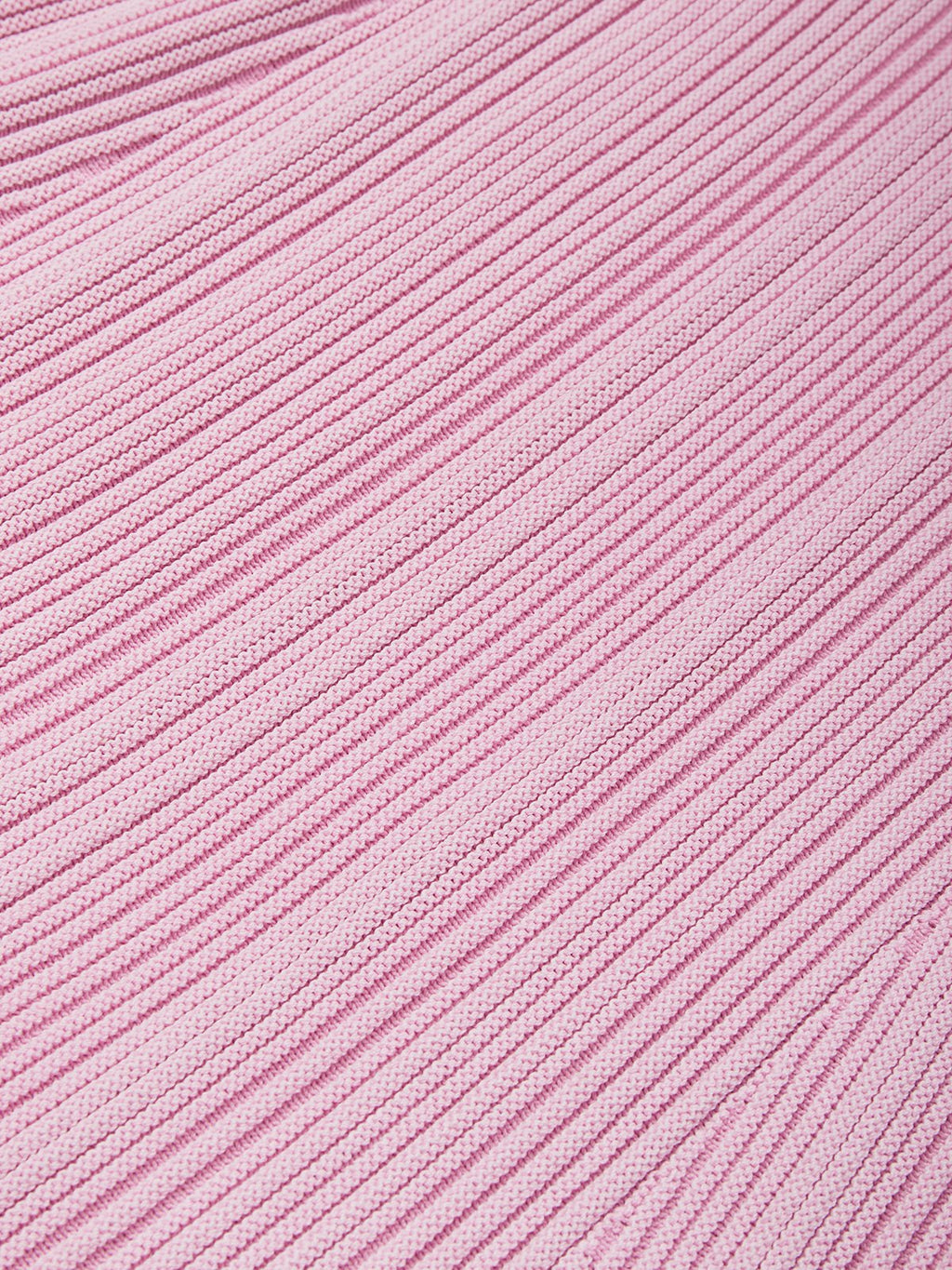 Faux Two-Piece One Shoulder Knit Sleeveless Tennis Dress Pink