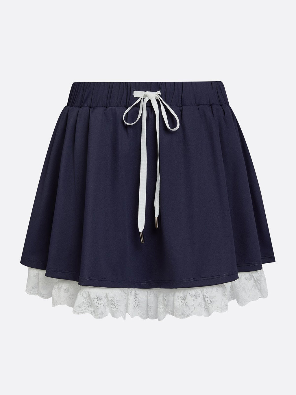 Cooling Lace Drawstring A-Line Tennis Skirt