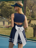 3D Bow Open-back Tennis Dress