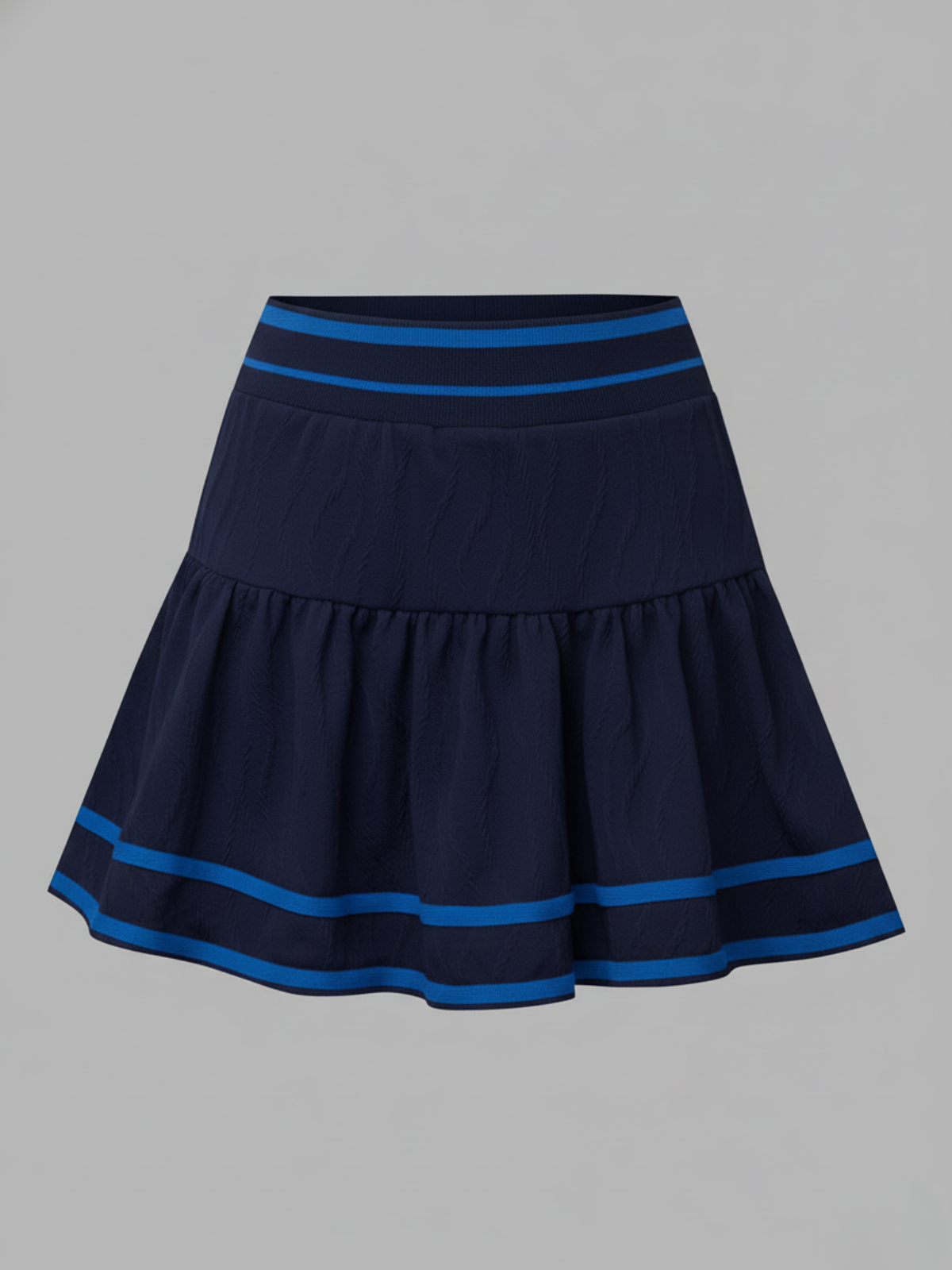 Collegiate Stripes Pleated Tennis Skirt