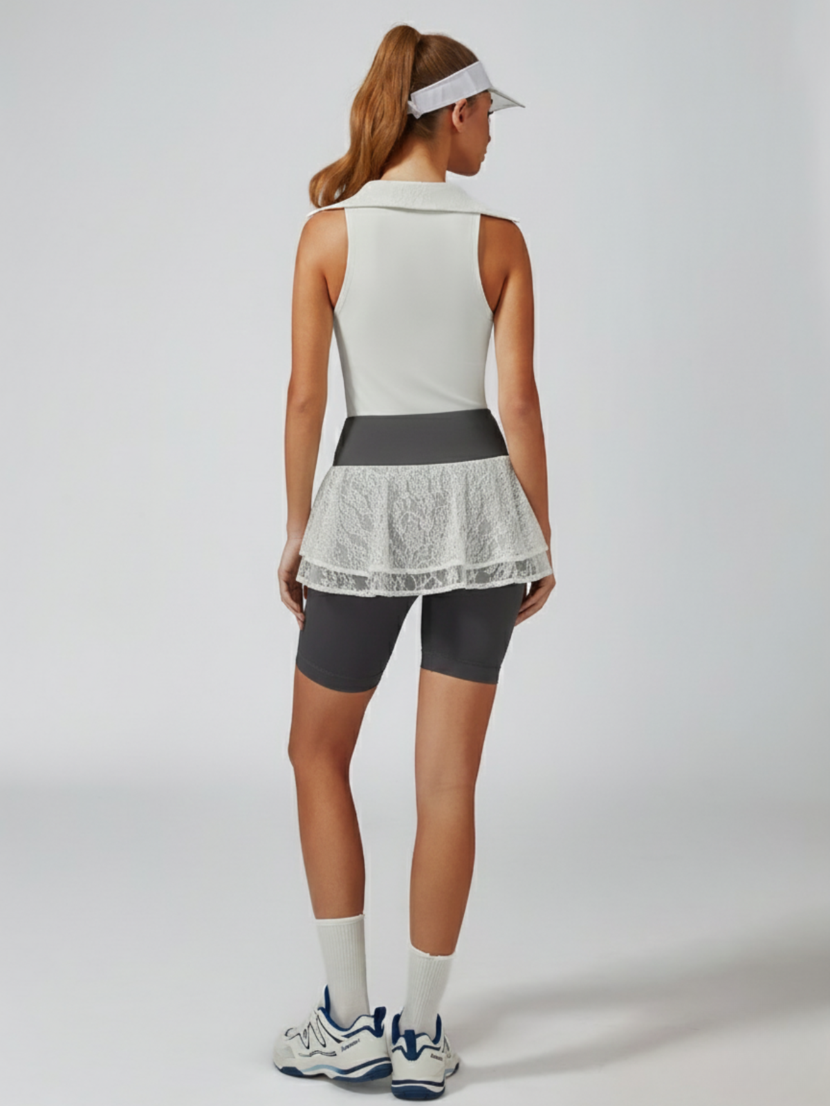 High Elasticity Flowy Lace 5" Legging