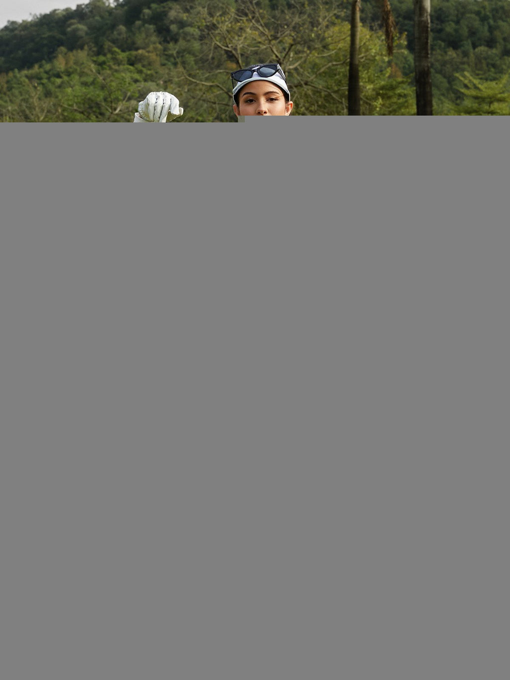 Long Sleeve Golf Lace Polo T-shirt