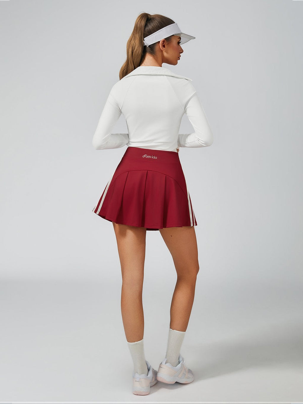 Long Sleeve Golf Lace Polo T-shirt
