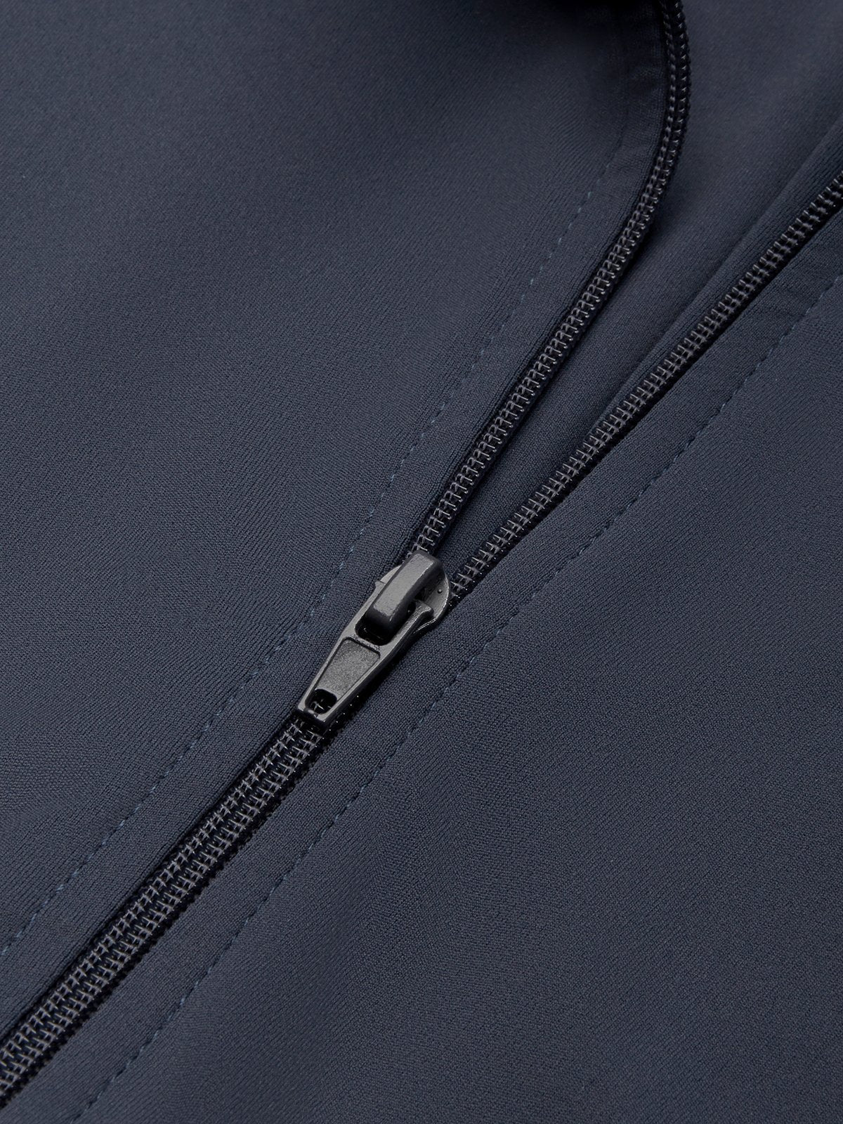 Front Zipper Stand Collar Tank Top