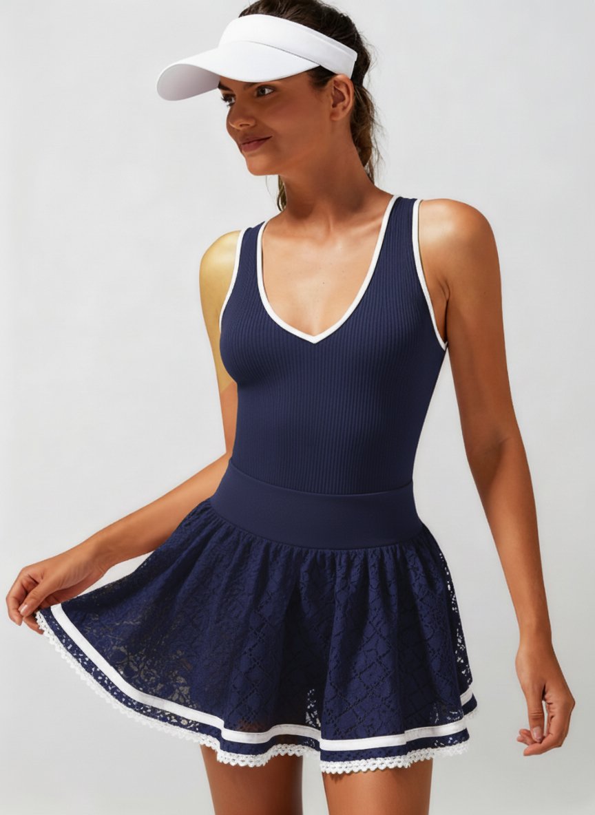 Light-to-medium Support Straps Breathable Ribbed Tank Top