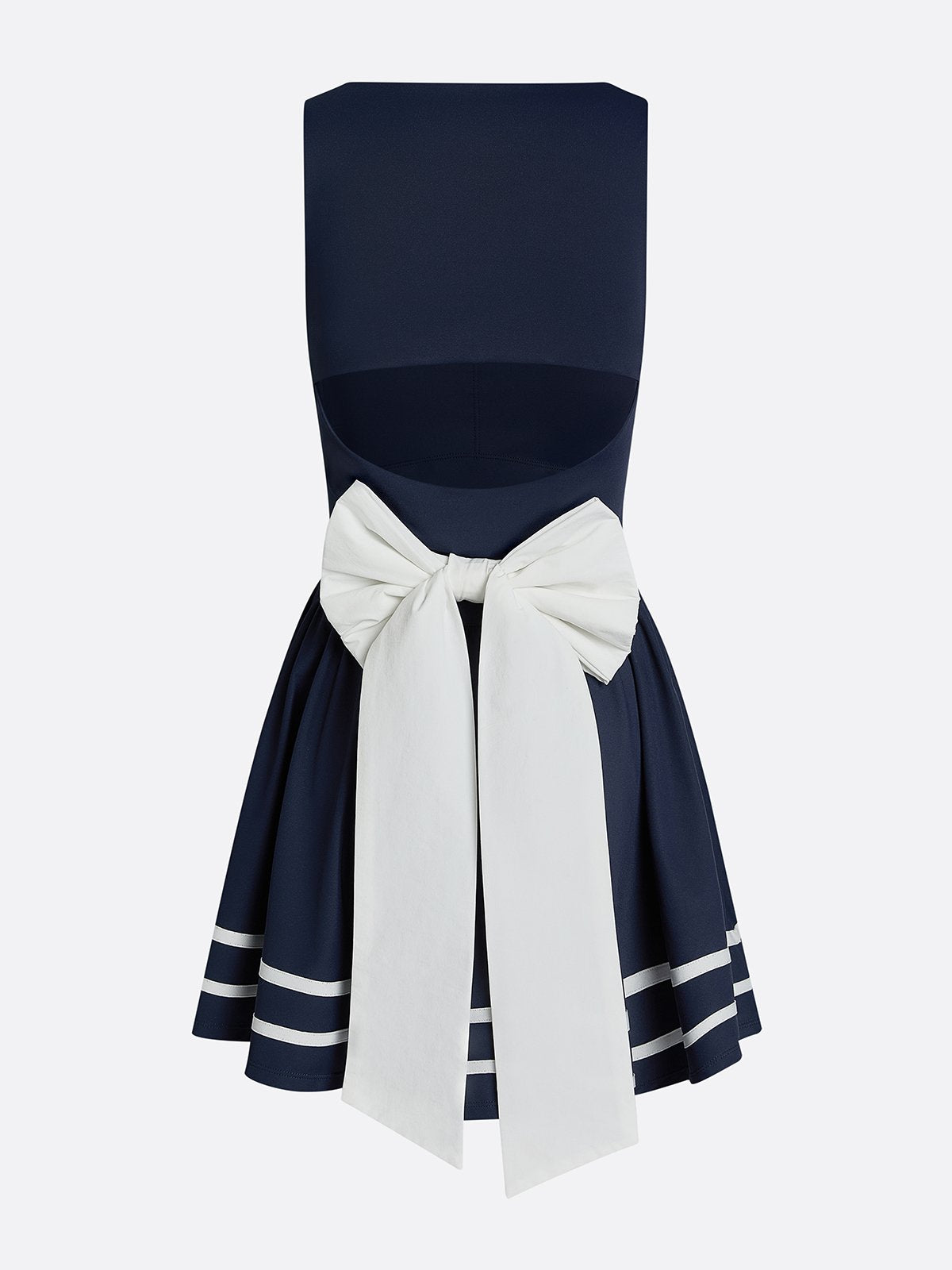 3D Bow Open-back Tennis Dress