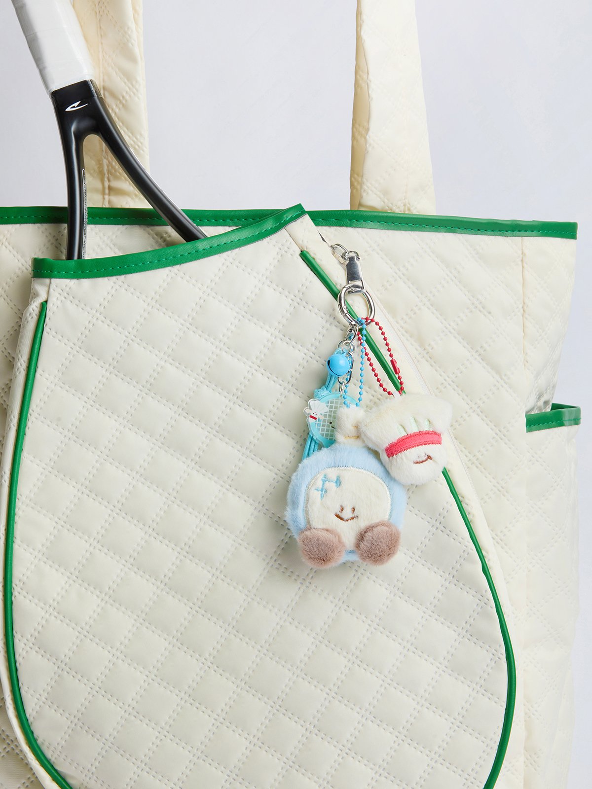 Fluffy Sporty Keychains