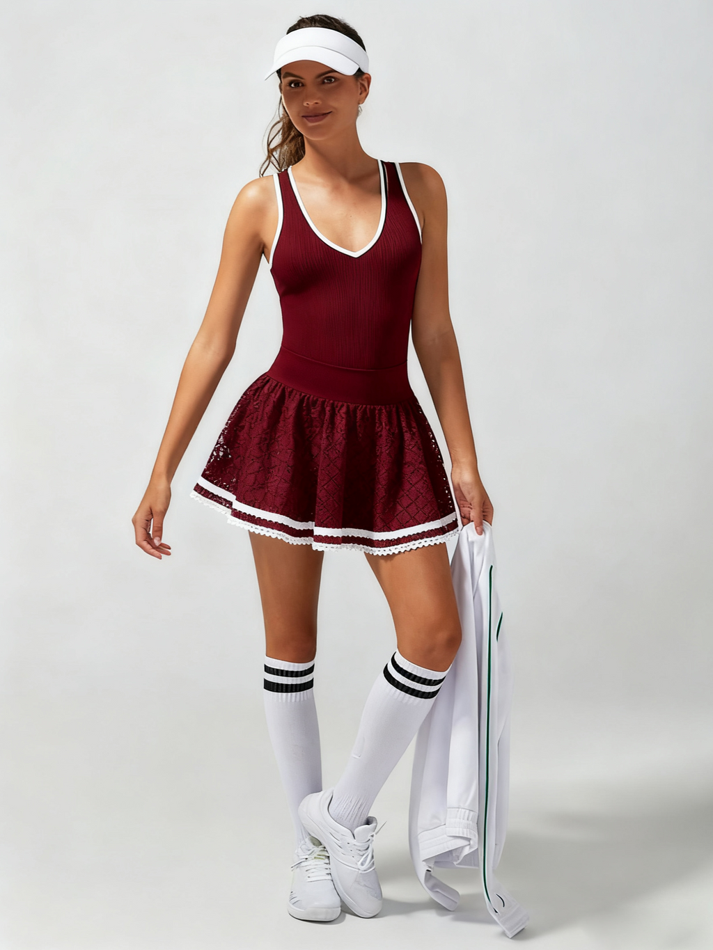 Light-to-medium Support Straps Breathable Ribbed Tank Top