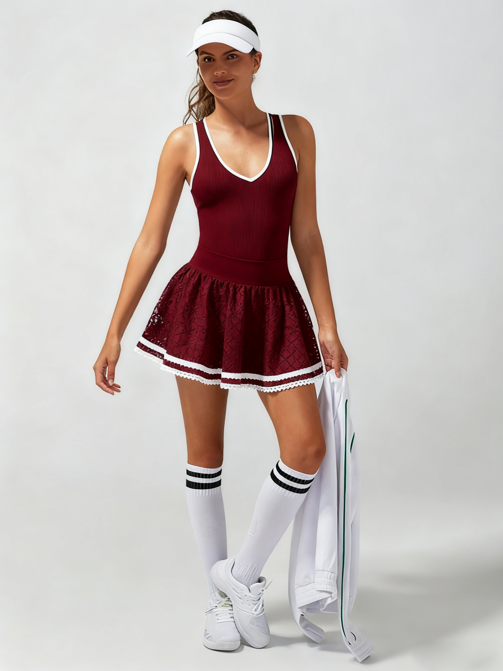Light-to-medium Support Straps Breathable Ribbed Tank Top