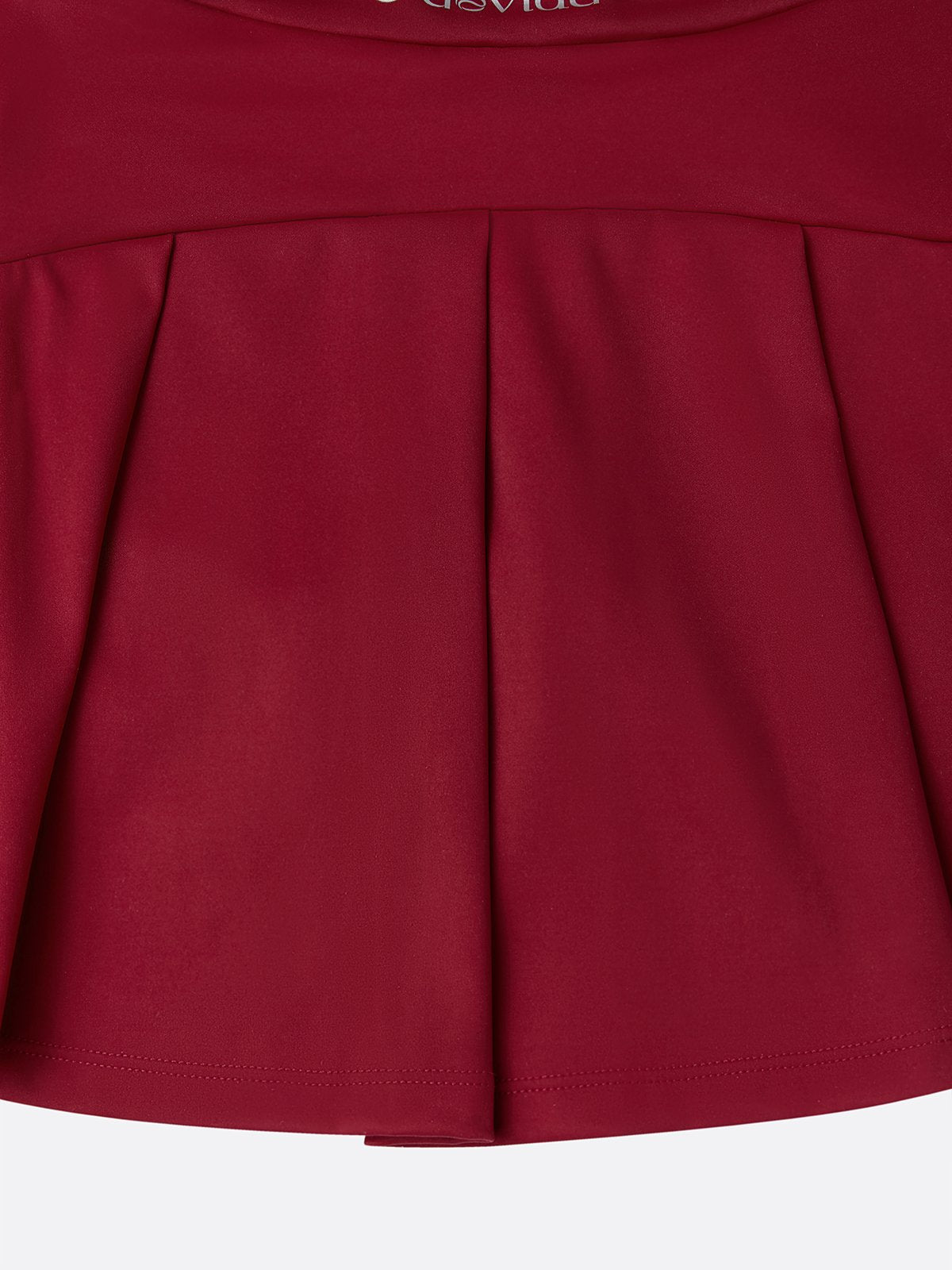 Retro Side Stripe Back Pleated A-line Golf Skirt