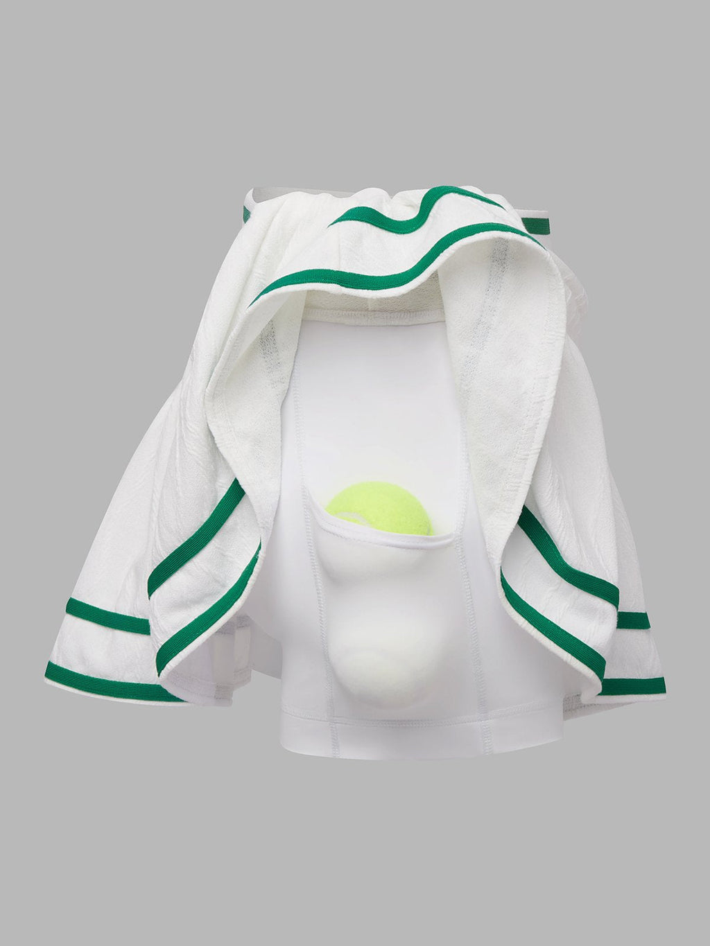Collegiate Stripes Pleated Tennis Skirt