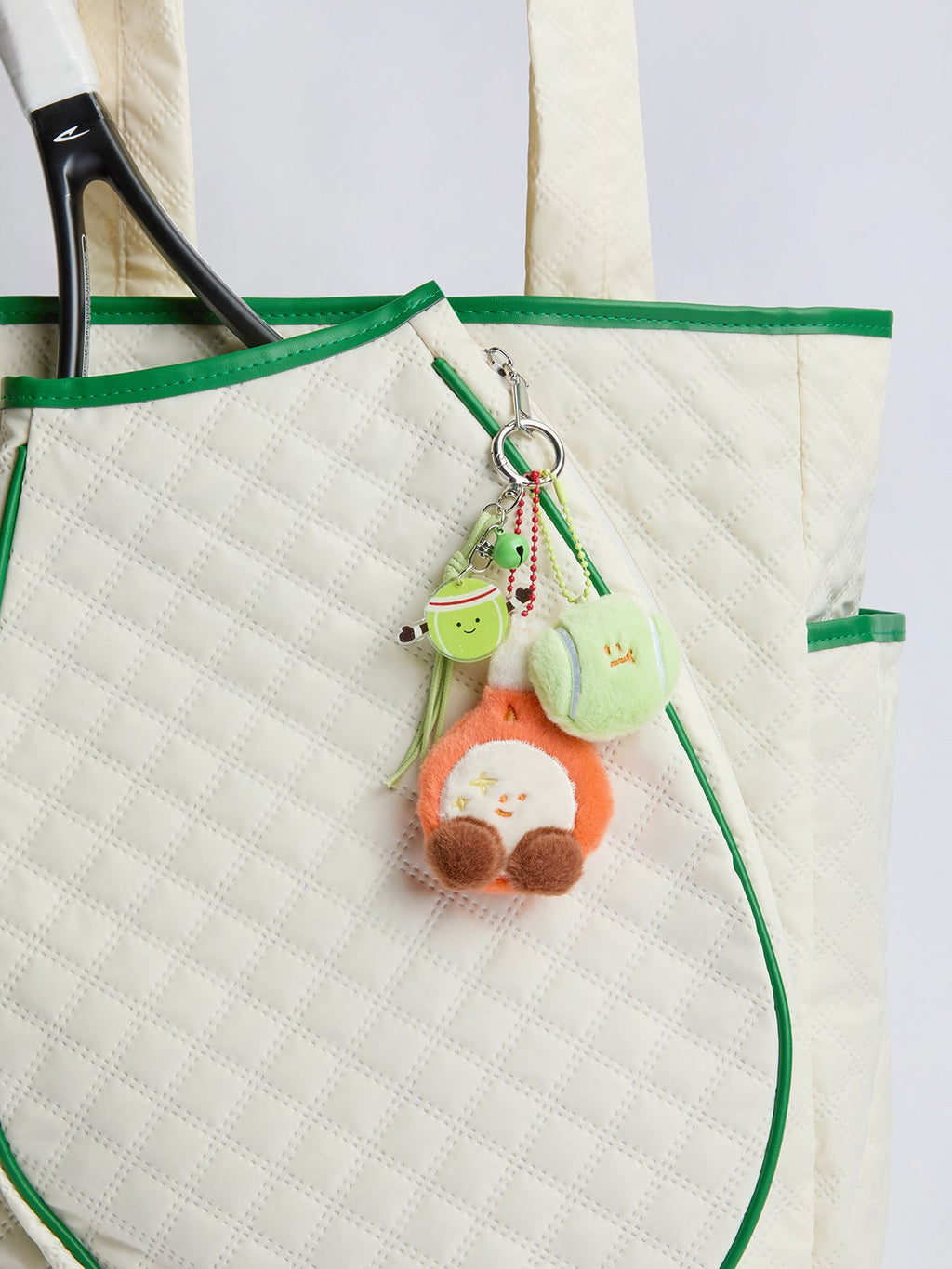 Fluffy Sporty Keychains