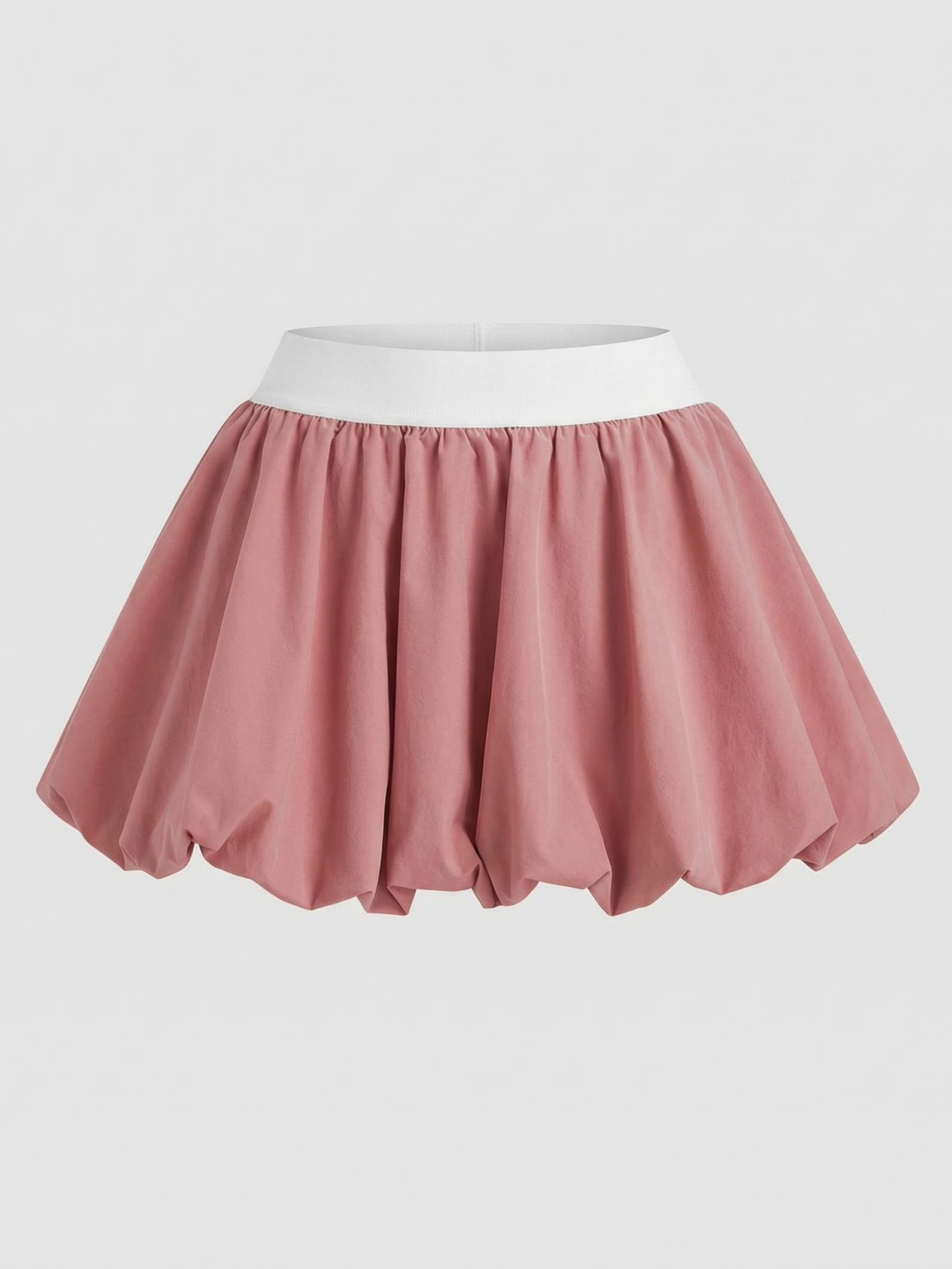 High Elasticity Bubble Pickleball Skirt Pink