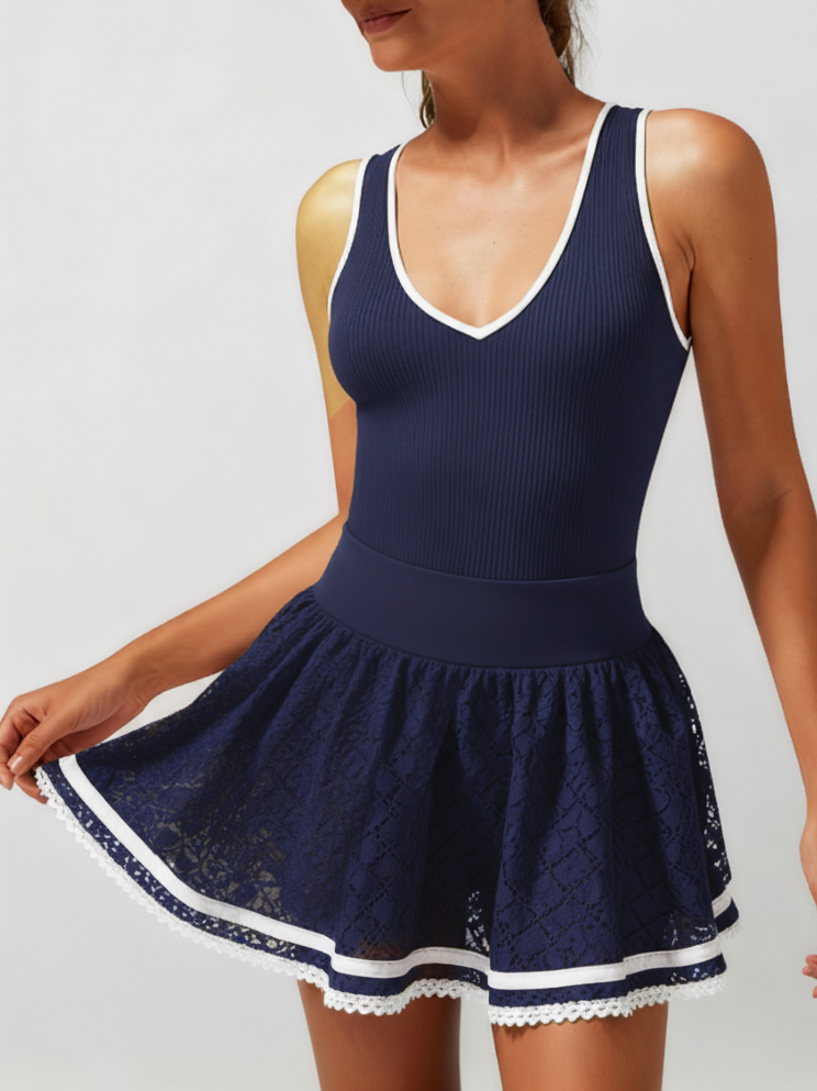 Light-to-medium Support Straps Breathable Ribbed Tank Top