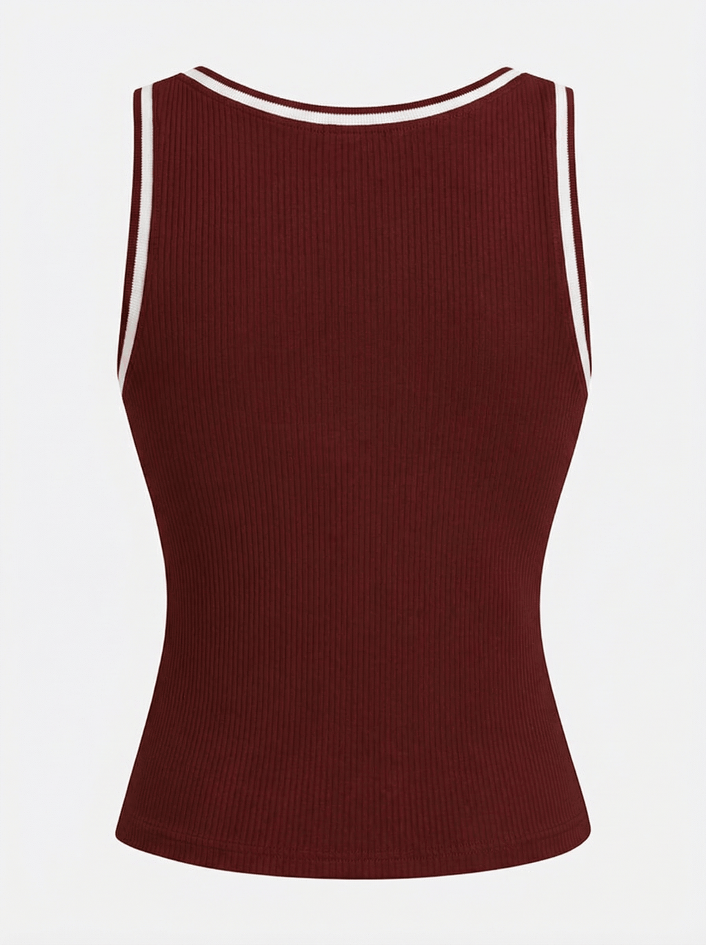 Light-to-medium Support Straps Breathable Ribbed Tank Top