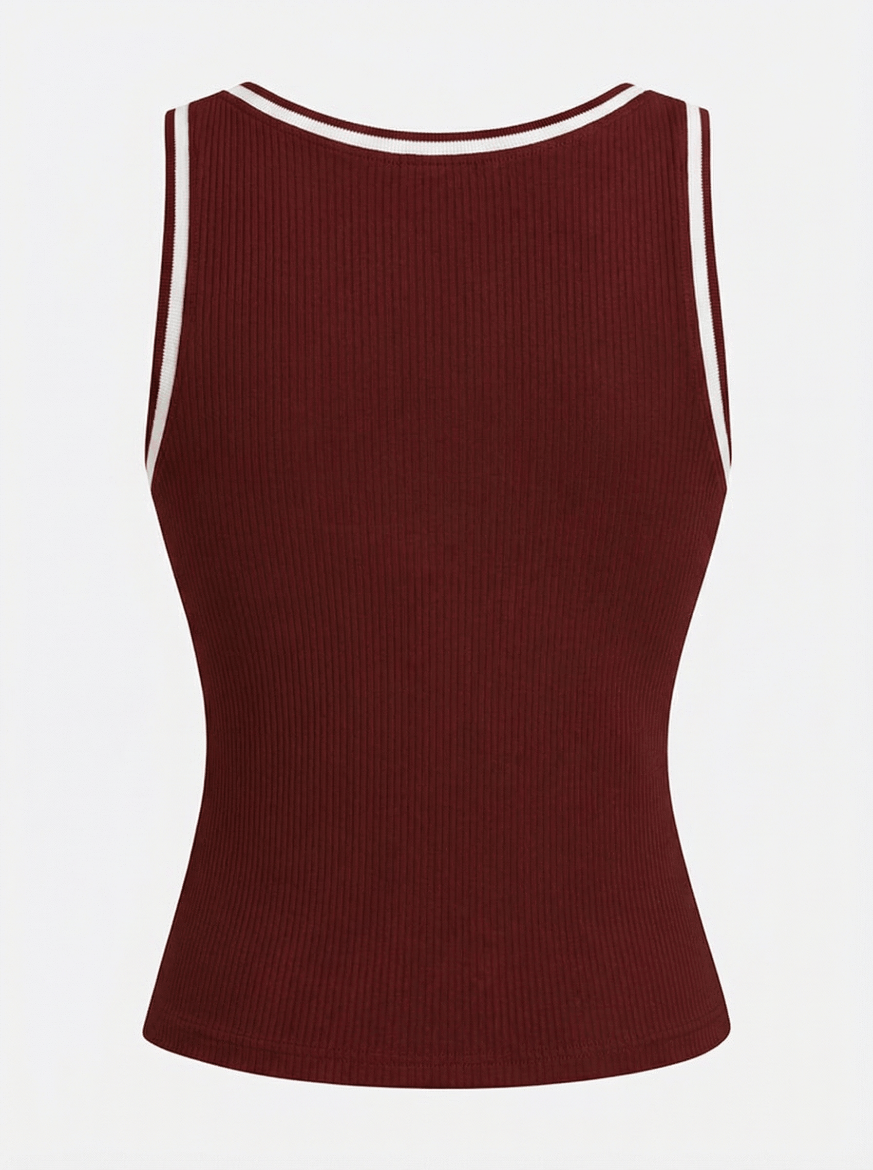Light-to-medium Support Straps Breathable Ribbed Tank Top